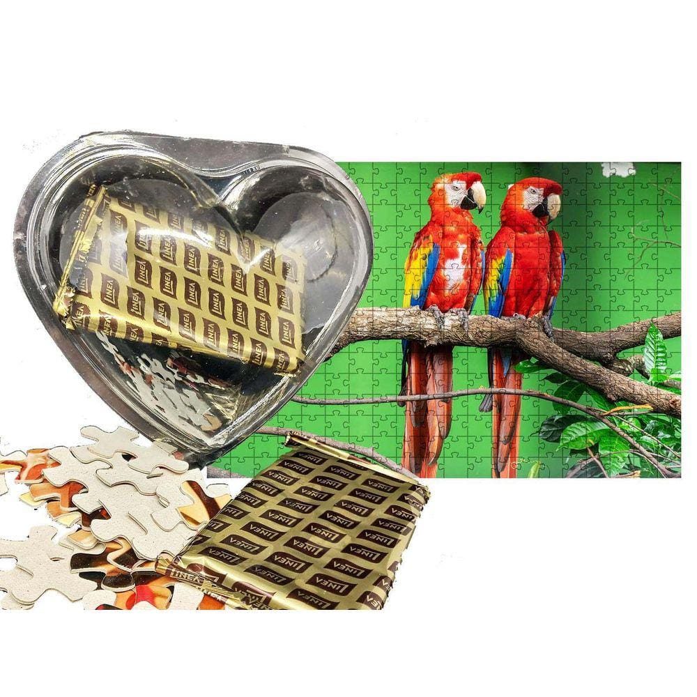 Presente Páscoa Chocolates Diet Idosos + 1 Quebra-Cabeça