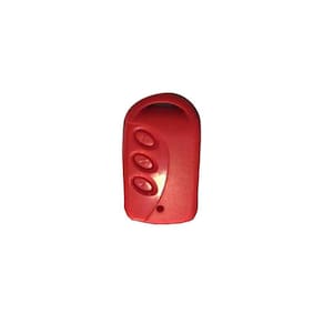Controle Abertura De Portao 3 Botoes Slim Vermelho Hitron