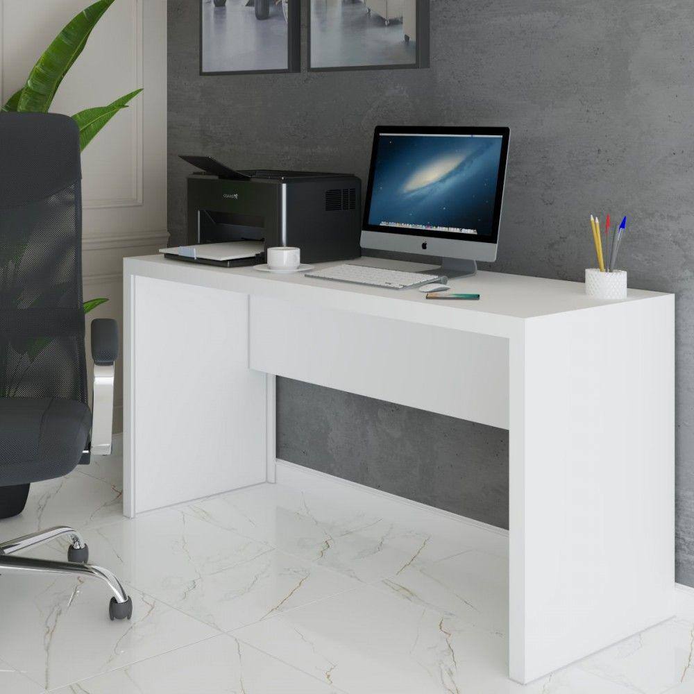 Mesa Escrivaninha Berlim 163 Cm Branco - Panorama Móveis