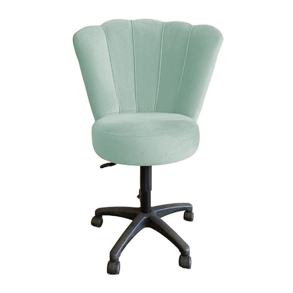 Cadeira Mocho Para Estética Escritório Veludo Acqua - LM DECOR
