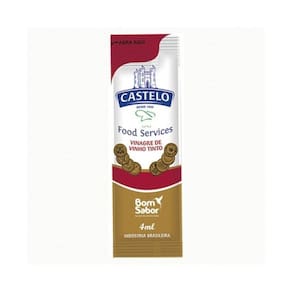 Vinagre Vinho Tinto Sache 200x4ml - Bom Sabor