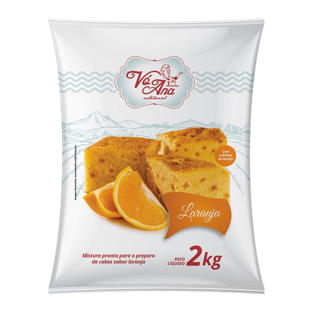 Cake Laranja 2kg - Vó Ana