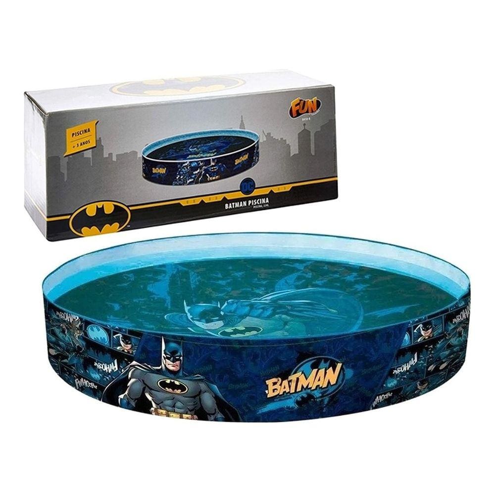 Piscina Inflável Batman Infantil 224 Litros Fun Divirta-se