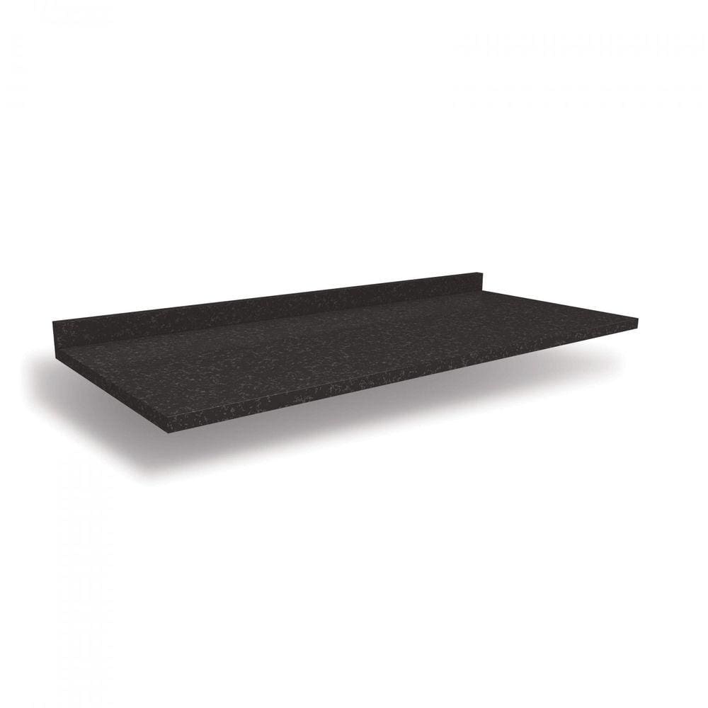 Tampo para Balcão S515 120x52cm Kappesberg Preto Brilho
