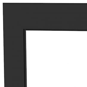 Guarnição de Alumínio 232x145cm para Porta Pivoltante Lucasa Alumínios Preto