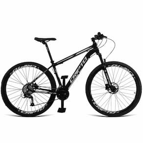 Bicicleta Aro 29 Cripto 24 Marchas Shimano Freios Hidraulico - Preto-prata - 15" Preto-prata