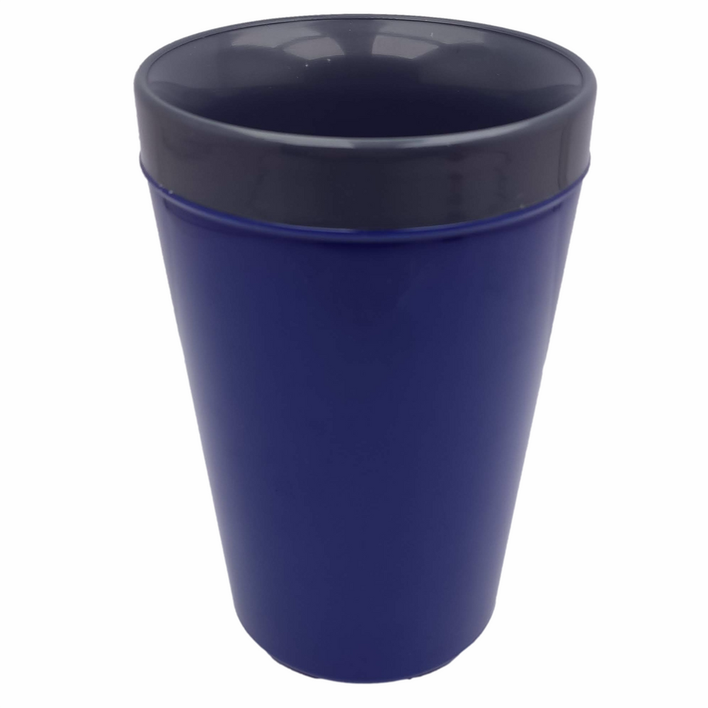 Copo Térmico Monique Parede Dupla Não Transpira 350ml Unitermi Livre BPA Azul