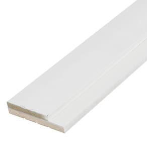 Batente de Madeira MDF Ultra Branco 215x14x2,7cm Casablanca Branco