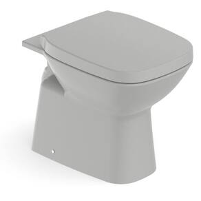 Vaso Sanitário Convencional com Assento Termofixo Queda Amortecida Debba Classic Roca Stone Fosco