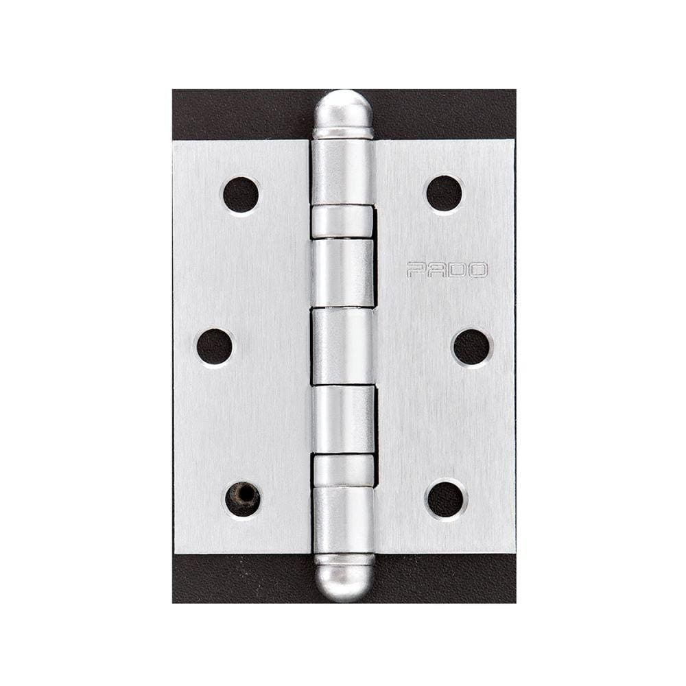 Dobradiça Inox Escovado com Raio 3025 Pado Prata