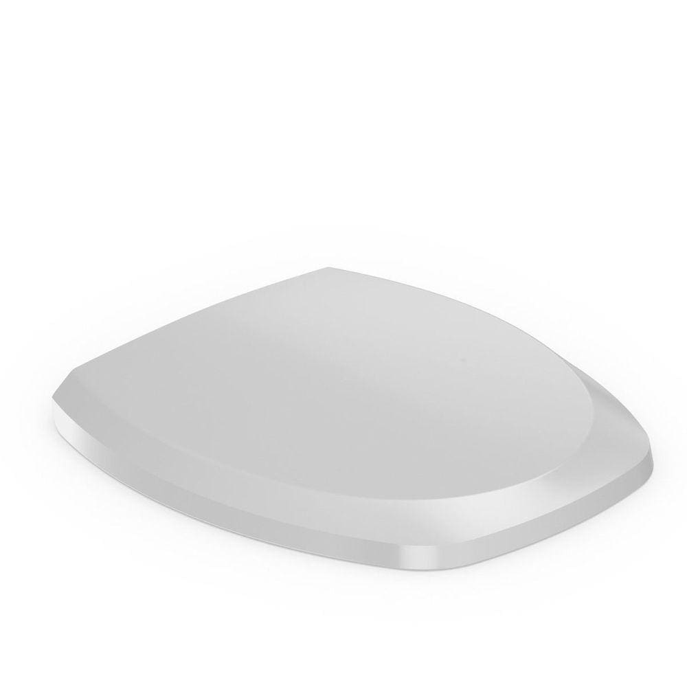 Assento Sanitário com Softclose Thema Plus Incepa Cinza Platina Brilhante