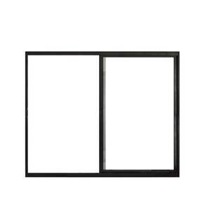 Janela de Alumínio de Correr 100x150cm 2 Folhas Hale Esquadrias Preto