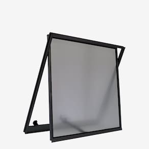 Janela de Alumínio Maxim Ar 60x60cm Hale Esquadrias Preto