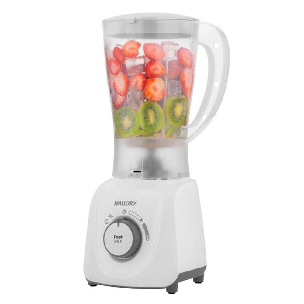 Liquidificador Mallory Fast Mix 2.1L 520W 2 Vel. Branco - 127V