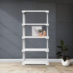 Estante Modular 5 Prateleiras Cube Eco Grifit Branco