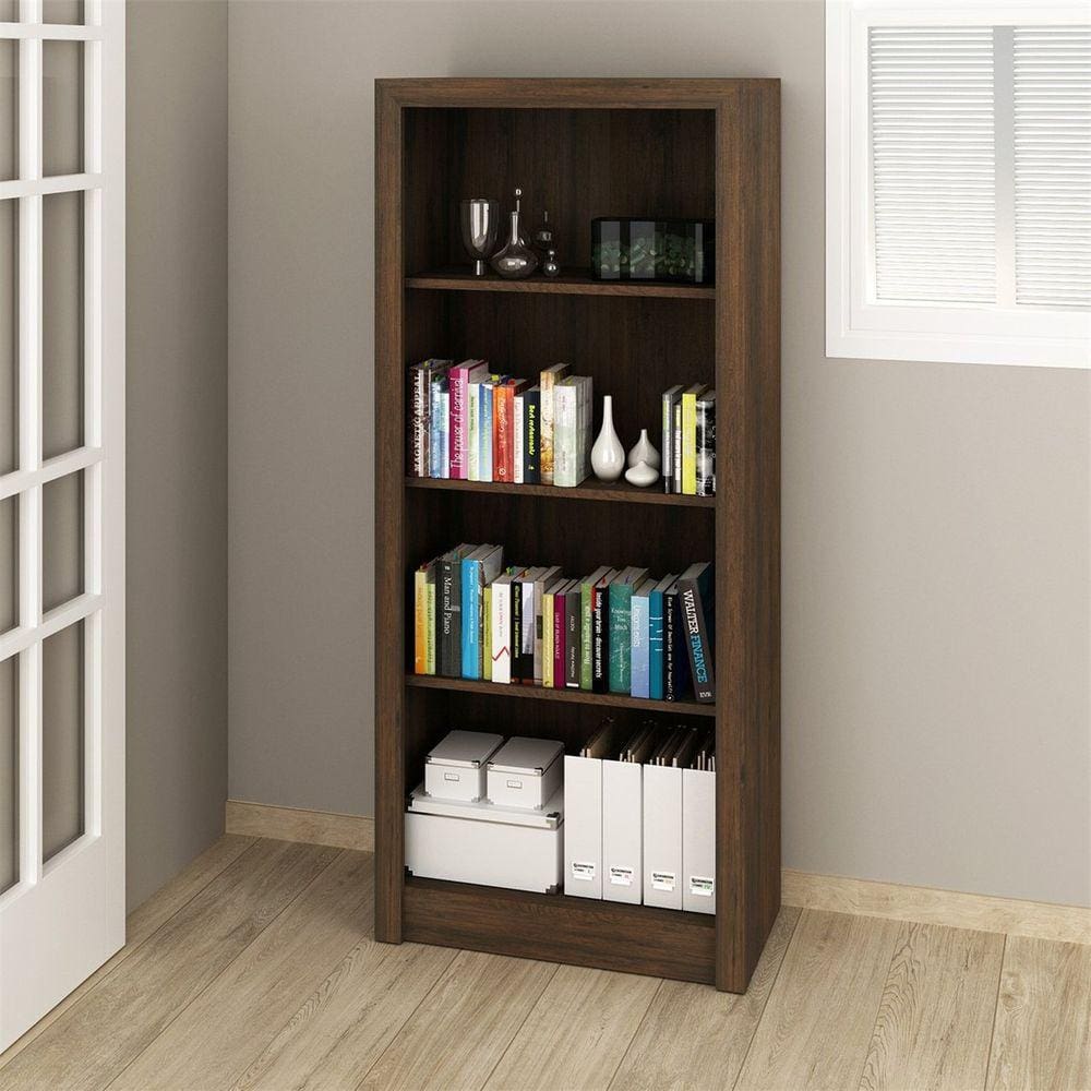Estante para Livros 3 Prateleiras Tecno Mobili Rústico