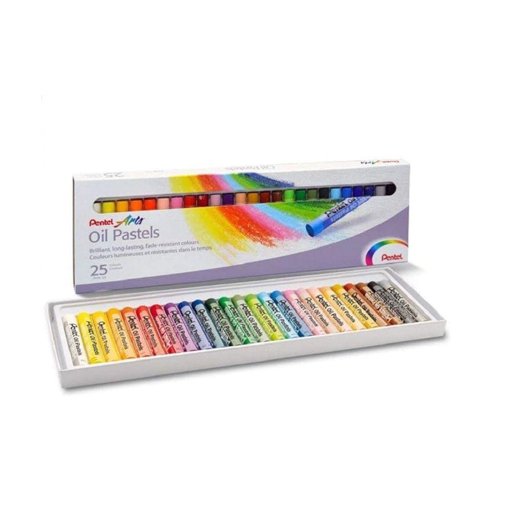 Giz Pastel OLEOSO Pentel Arts 25 Cores - PENTEL