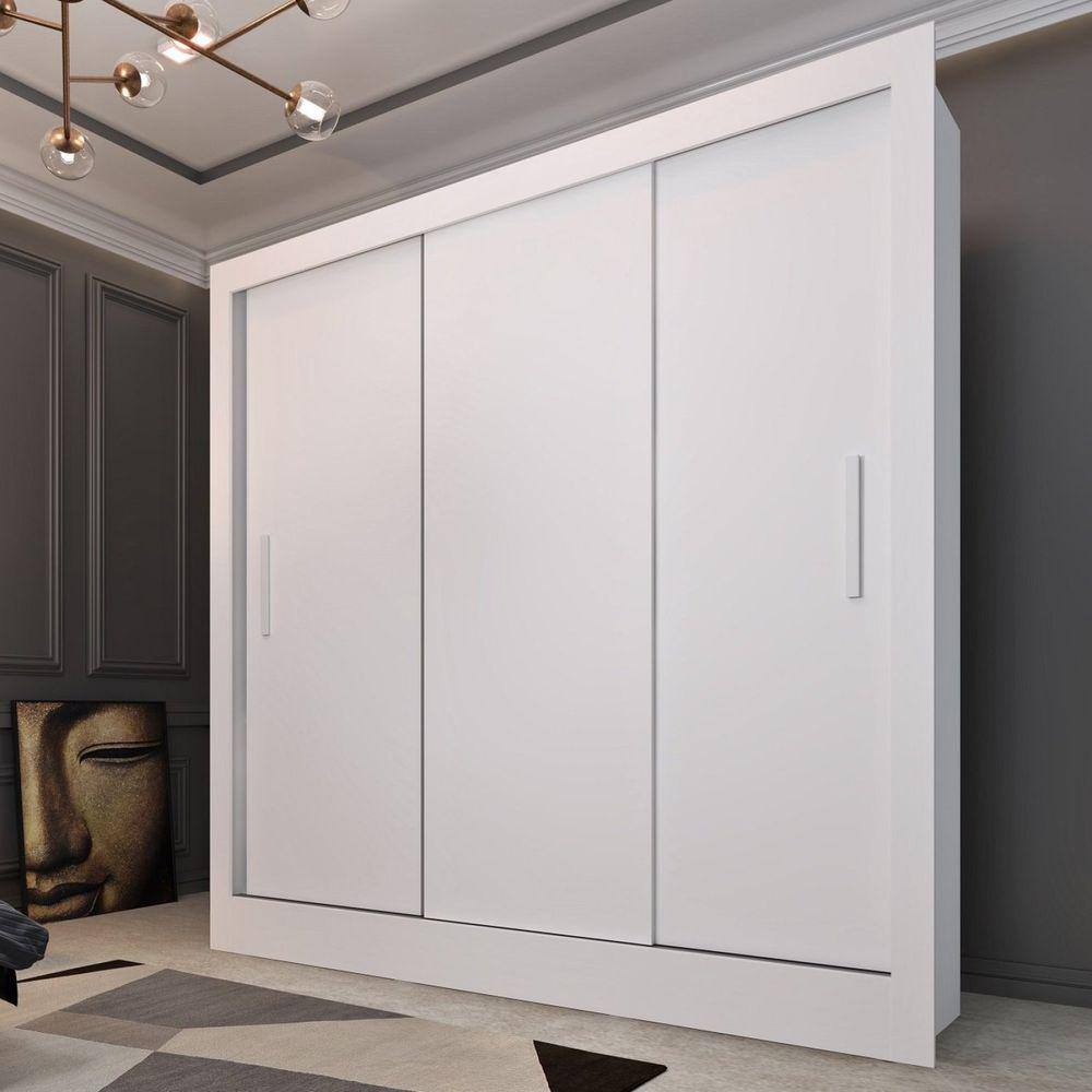 Guarda Roupa Casal 3 Portas 4 Gavetas Taifa Espresso Móveis Neve