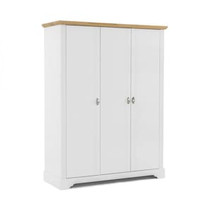 Guarda Roupa Solteiro 3 Portas Toledo Edez Branco