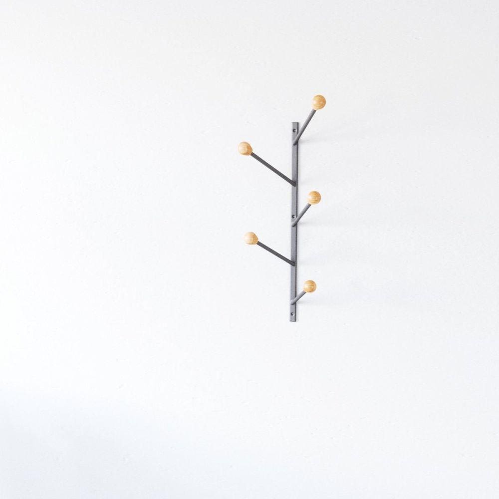 Cabideiro Suspenso 55x22cm Angra Proa Preto Fosco
