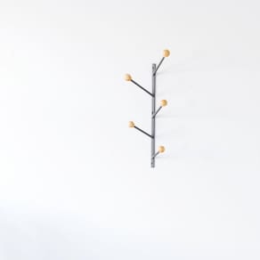 Cabideiro Suspenso 55x22cm Angra Proa Preto Fosco