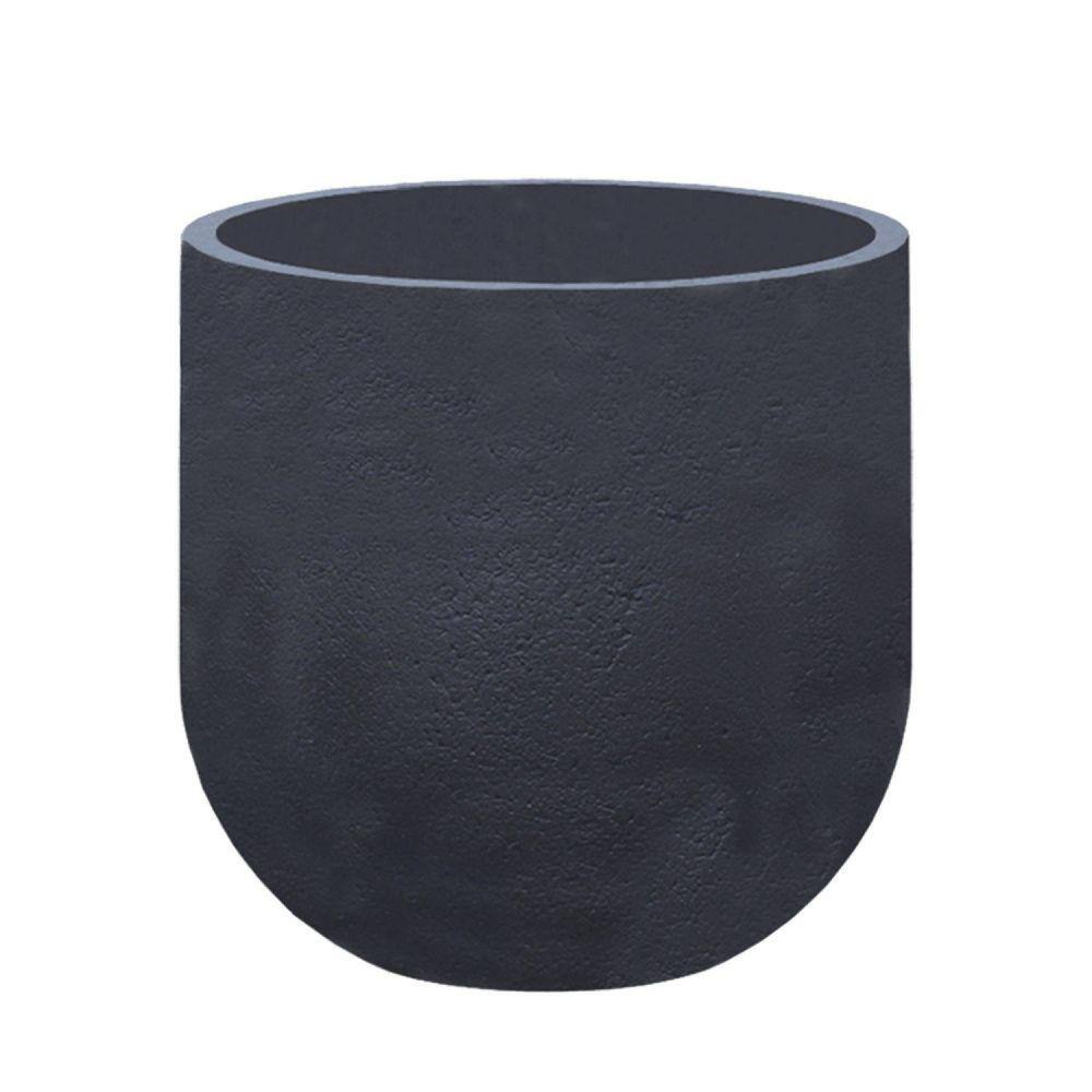Vaso Cilíndrico Rustico 55 Japi Grafite
