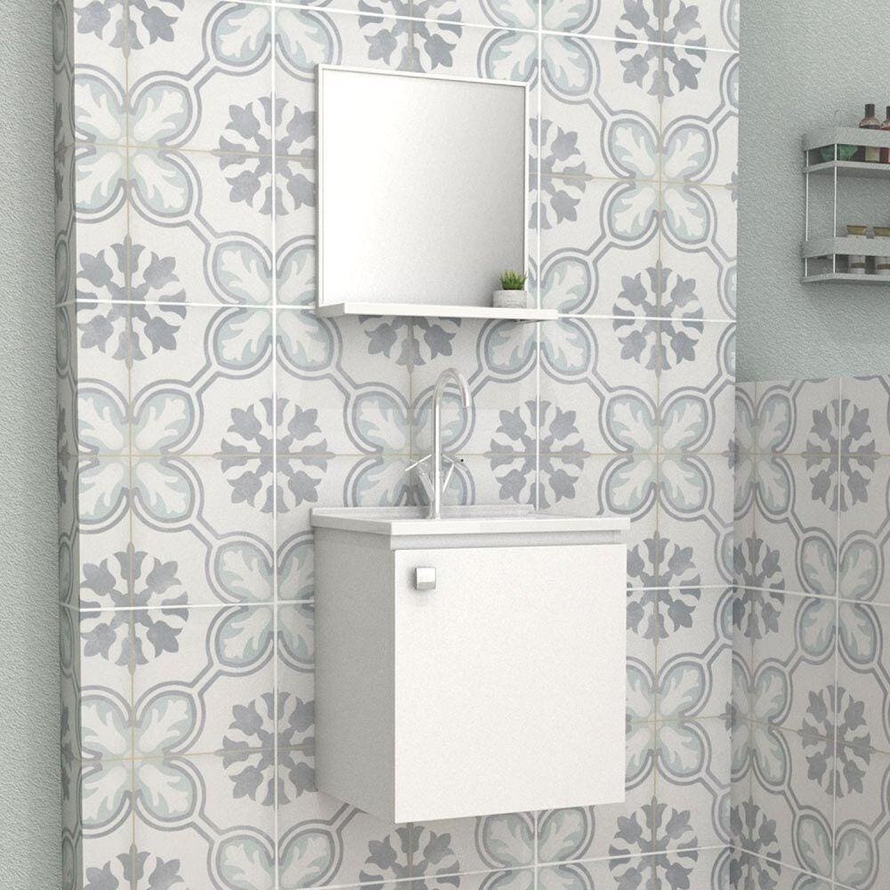 Gabinete para Banheiro em Aço Cacau Cozimax Branco