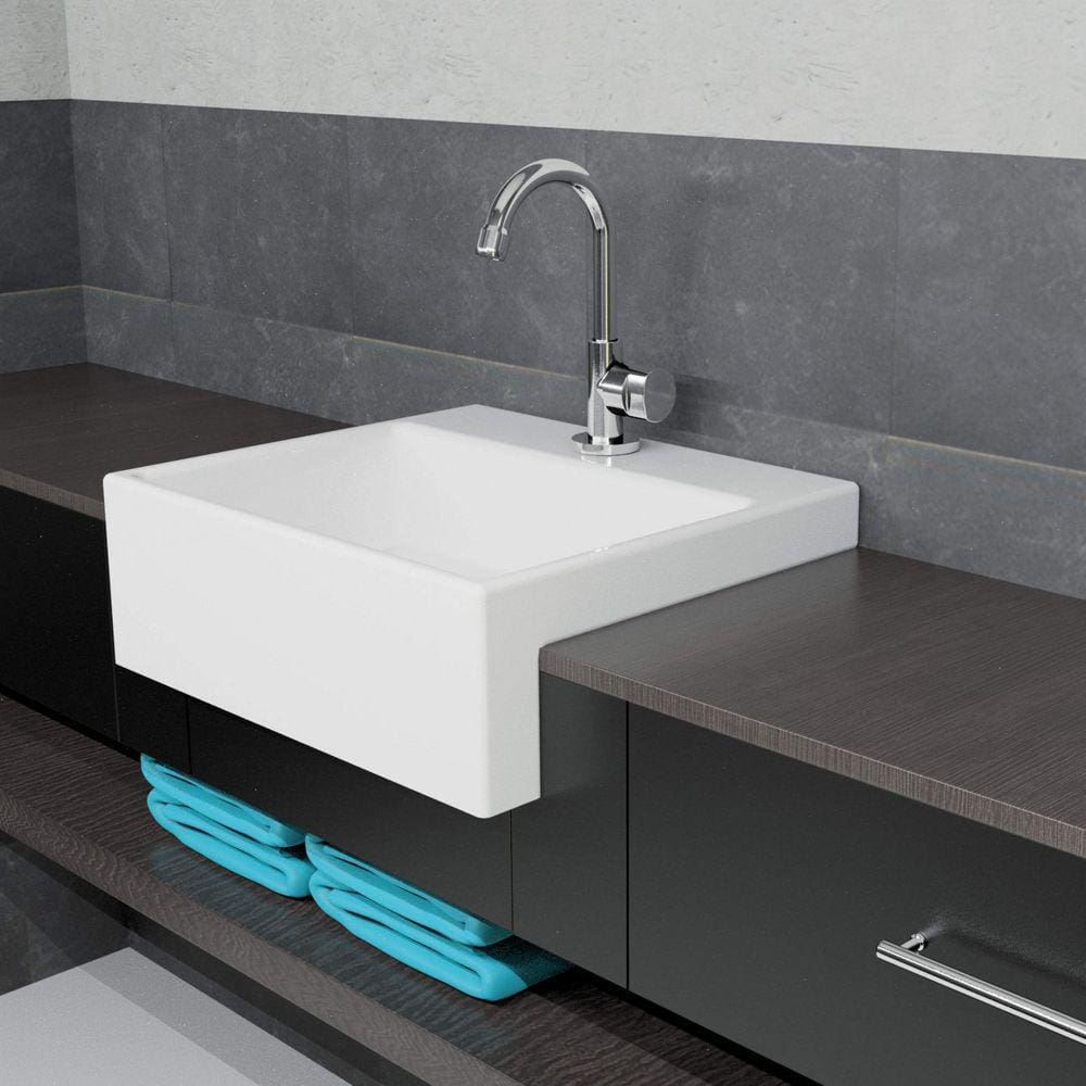 Cuba de Semi-Encaixe Roma 11,5x33x29cm Japi Branco