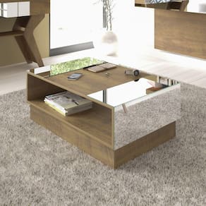 Mesa de Centro com Espelhos Detroit Artely Pinho