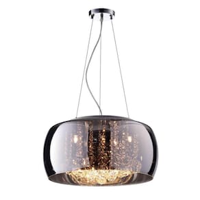Pendente Soho 50cmx20cm Bella Iluminação Cromado