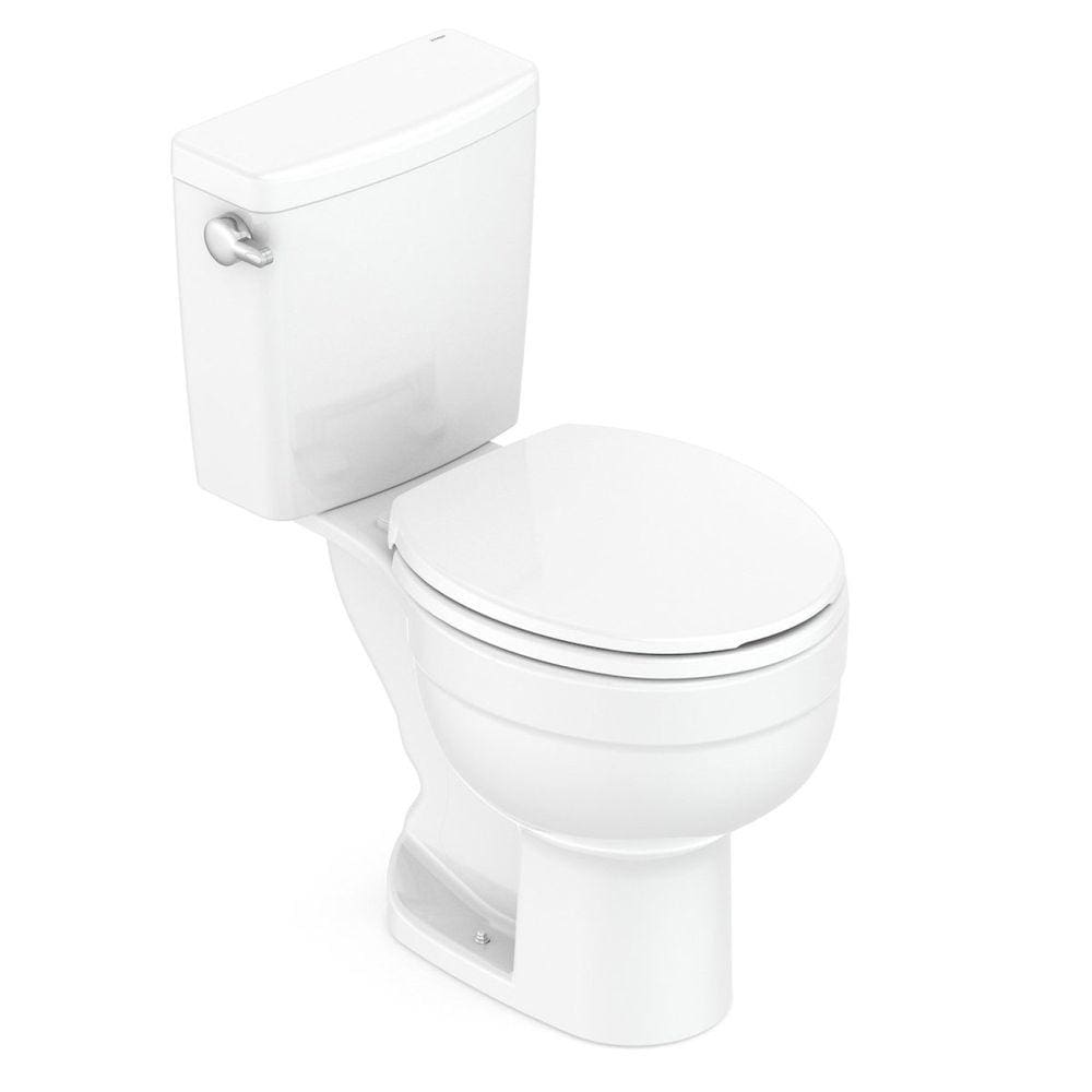 Kit Vaso Sanitário com Caixa Acoplada com Acionamento Lateral e Assento Soft Close com Abertura Aces Branco