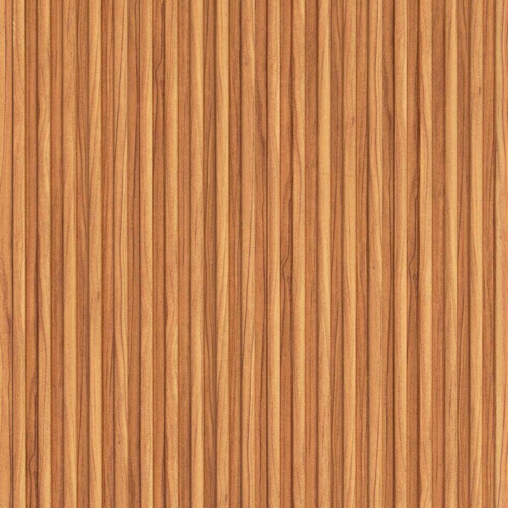 Painel Ripado em Barra 285x12,2cm 0,34m² Poliestireno Ruffino Cumaru
