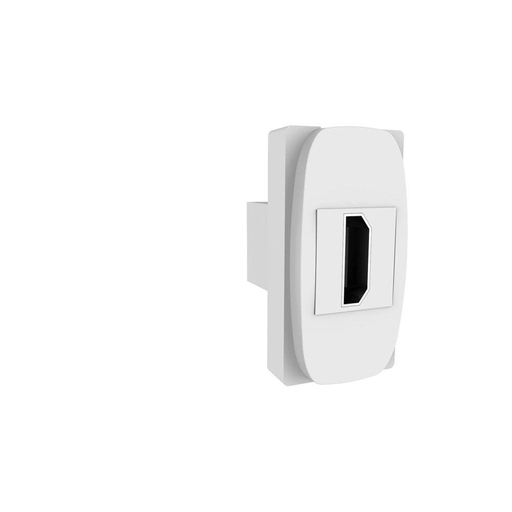Módulo tomada HDMI Gracia Alumbra Branco