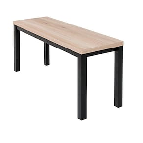 Banco MDP/Aço 99cm Mega Ciplafe Preto/carvalho Montreal