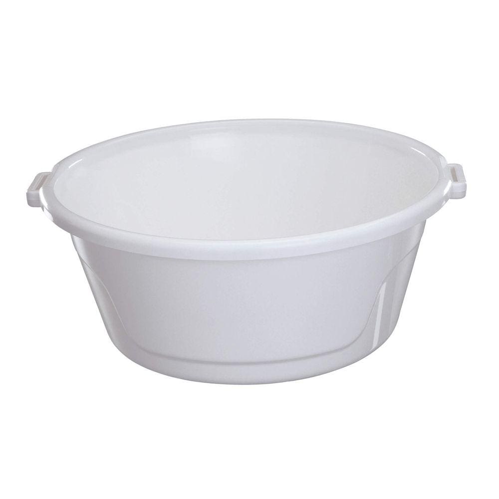 Bacia de Plástico com Alças 25L BAC25 Astra Branco