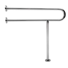 Barra de Apoio Fixa 80cm Aço Inox Astra Prata