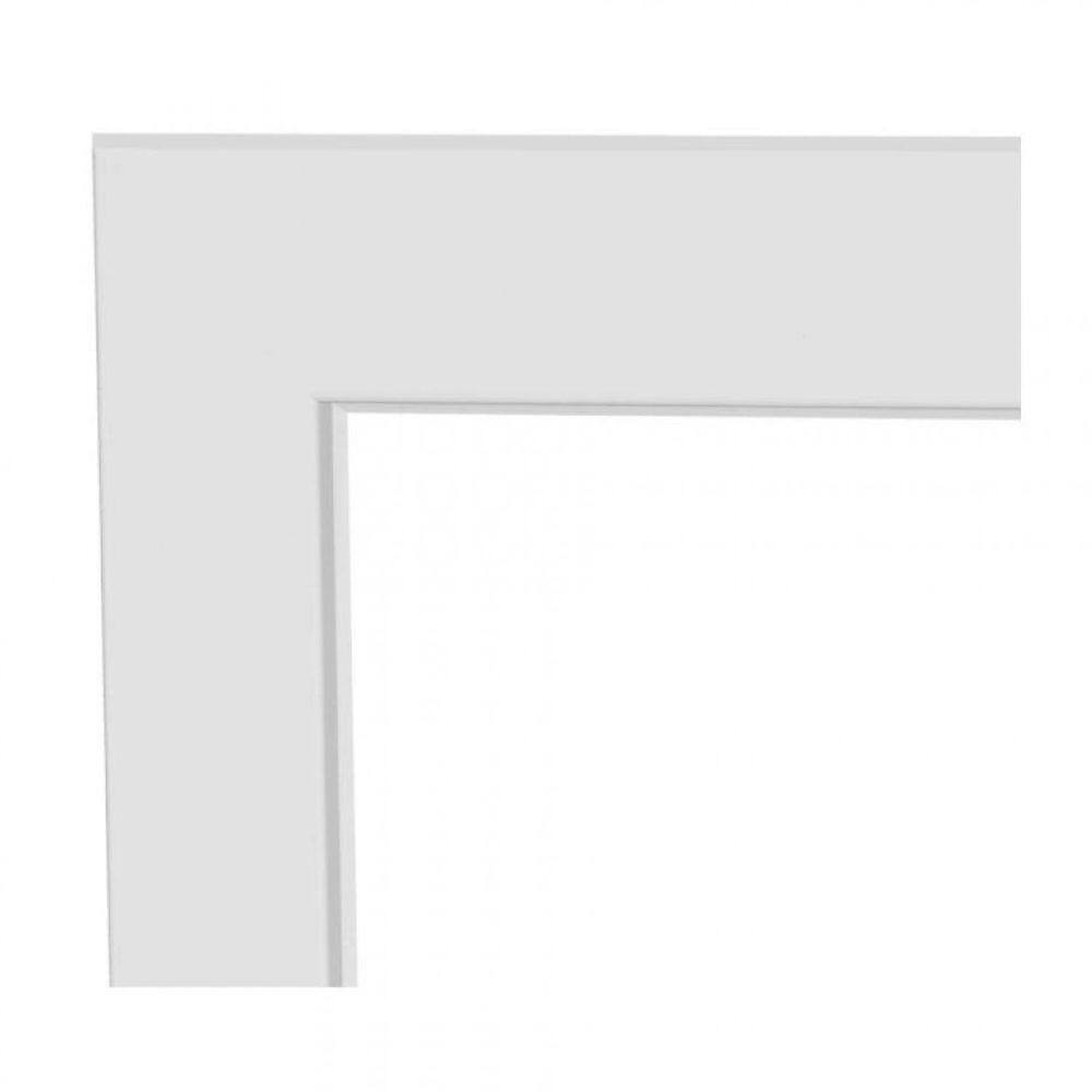 Guarnição de Alumínio 215x85cm para Porta Lambri Lucasa Alumínios Branco