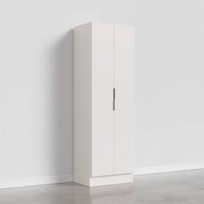 Armário Multiuso 2 Portas 70cm com Rodapé Ipanema Cabecasa Madeiramadeira Branco