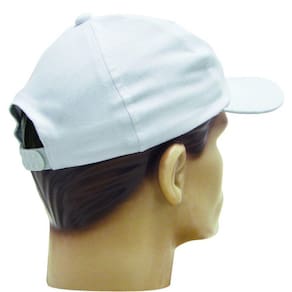 Boné Liso Em Brim Branco Tamanho Único - Lamare