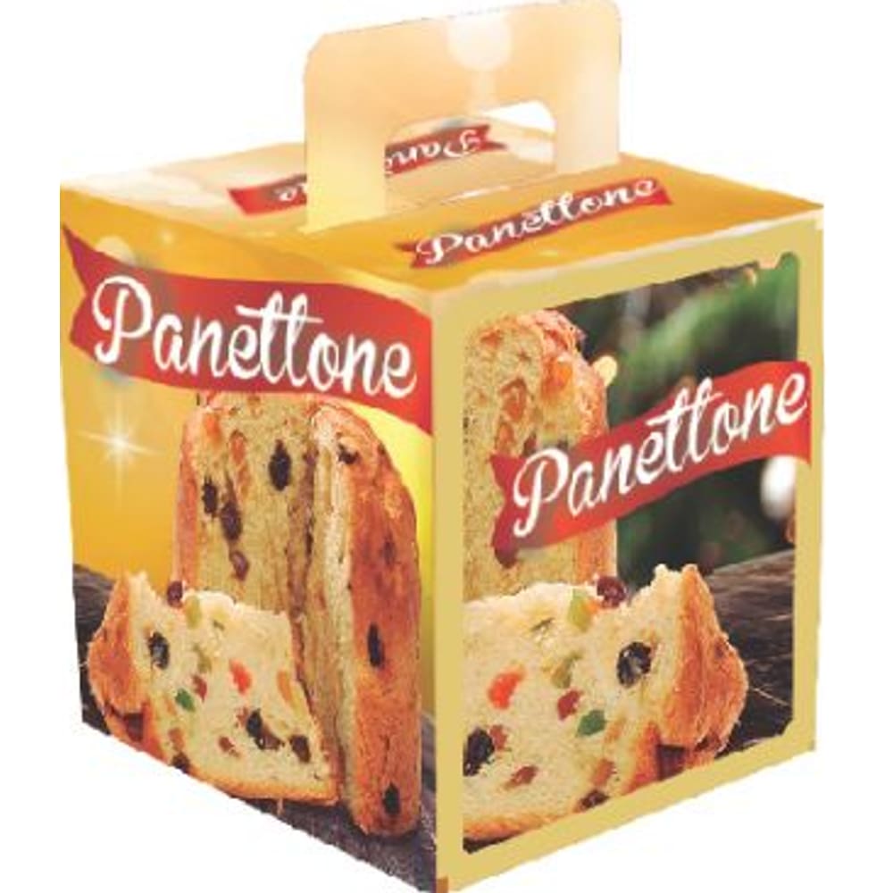 Caixa De Panetone Quadrado 500g Com 25 Unidades - Ameripan