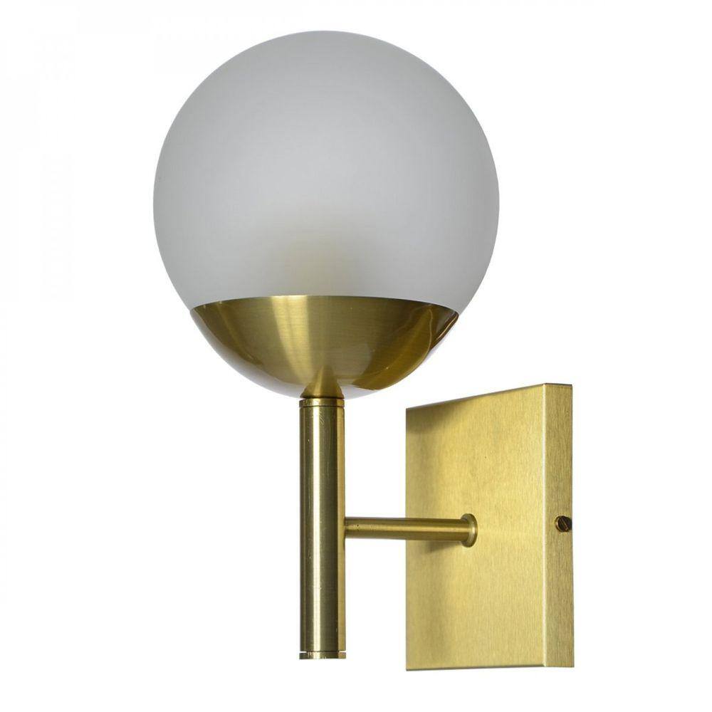 Arandela Bivolt Redonda Vertical 18,5x39,5cm 1 Lâmpada Infinity Lux Bronze