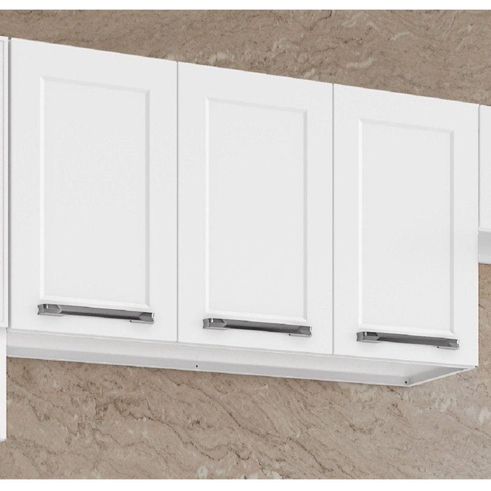 Armário em Aço 105cm 3 Portas Florença Itatiaia Branco