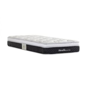 Colchão Solteiro Herval Molas Superlastic Marselha 25X 188X 88 cm Branco/Preto