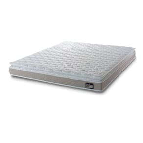Colchão Queen Hellen Colchões D 33 One Face Millenium 19X 198X 158 cm BEGE/BRANCO/PLW