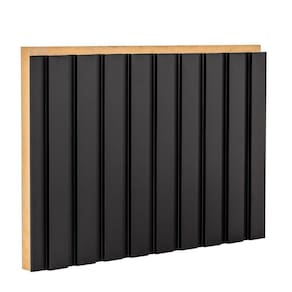 Painel Ripado 6cm x 15mm x 2,70 MDF Casablanca Preto