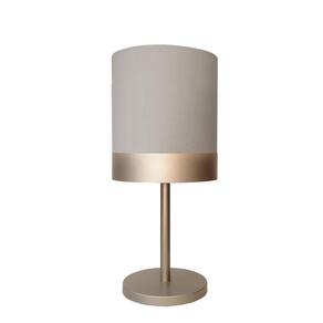Abajur de Mesa 42x20cm Tom Luz Iluminação Cinza/Bronze