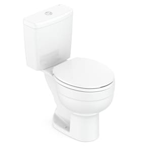 Kit Vaso Sanitário com Caixa Acoplada e Assento Soft Close Acesso Confort Celite Branco