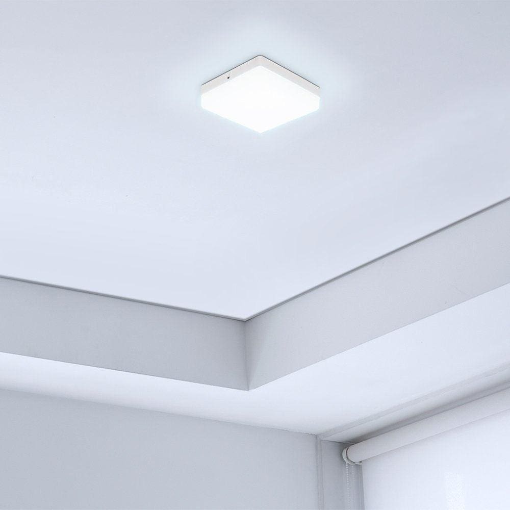 Painel LED Frameless Sobrepor 24W Quadrado 6500K Taschibra Branco