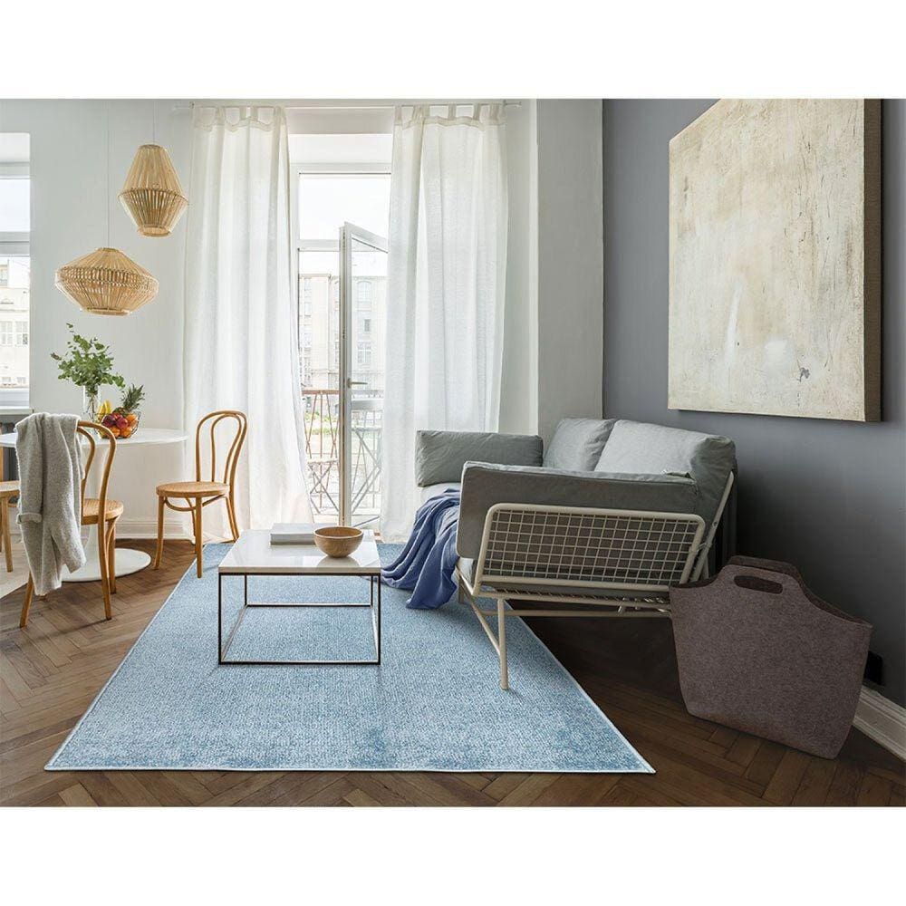 Tapete 150x200cm Relex N Tapetes São Carlos Azul Aquamarine