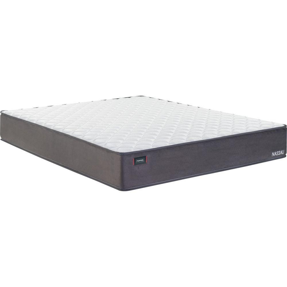 Colchão Super King 193x203x26cm Molas Superlastic Nassau Mannes Branco/Cinza